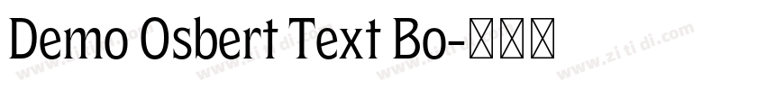 Demo Osbert Text Bo字体转换